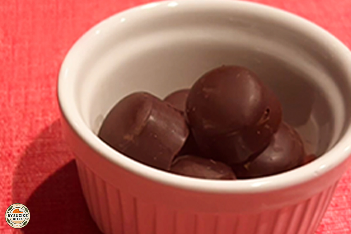 strawberry peanut butter chocolate bonbons