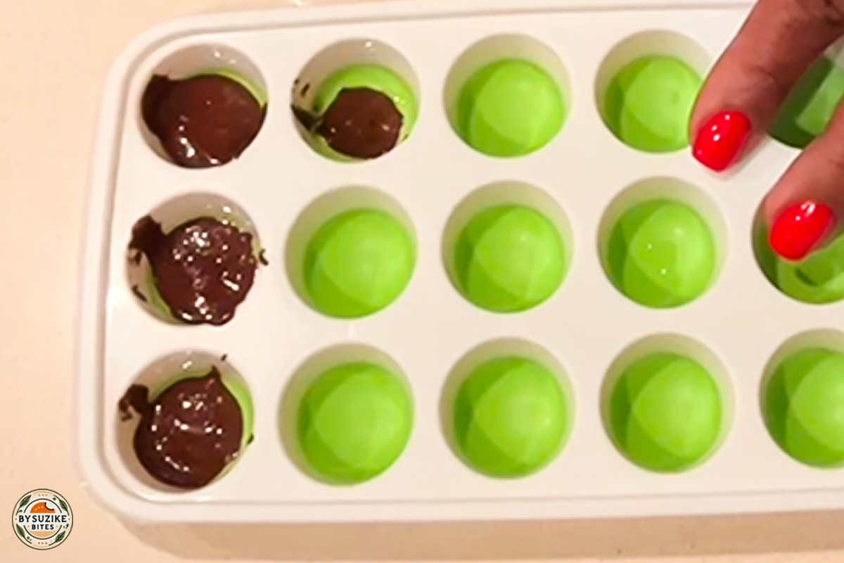 Strawberry PB Bonbons 2 Cheesy eggplant lasagna served with green beans on a white plate โ a low carb, keto-friendly meal idea
