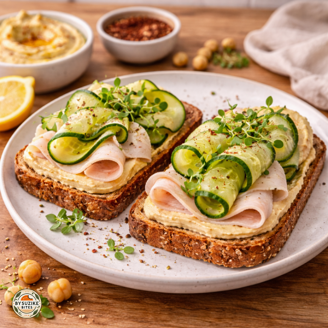 High protein high fiber breakfasts for busy women collage with a smoothie, savory oats, breakfast wrap, skyr bowl, and high protein toast